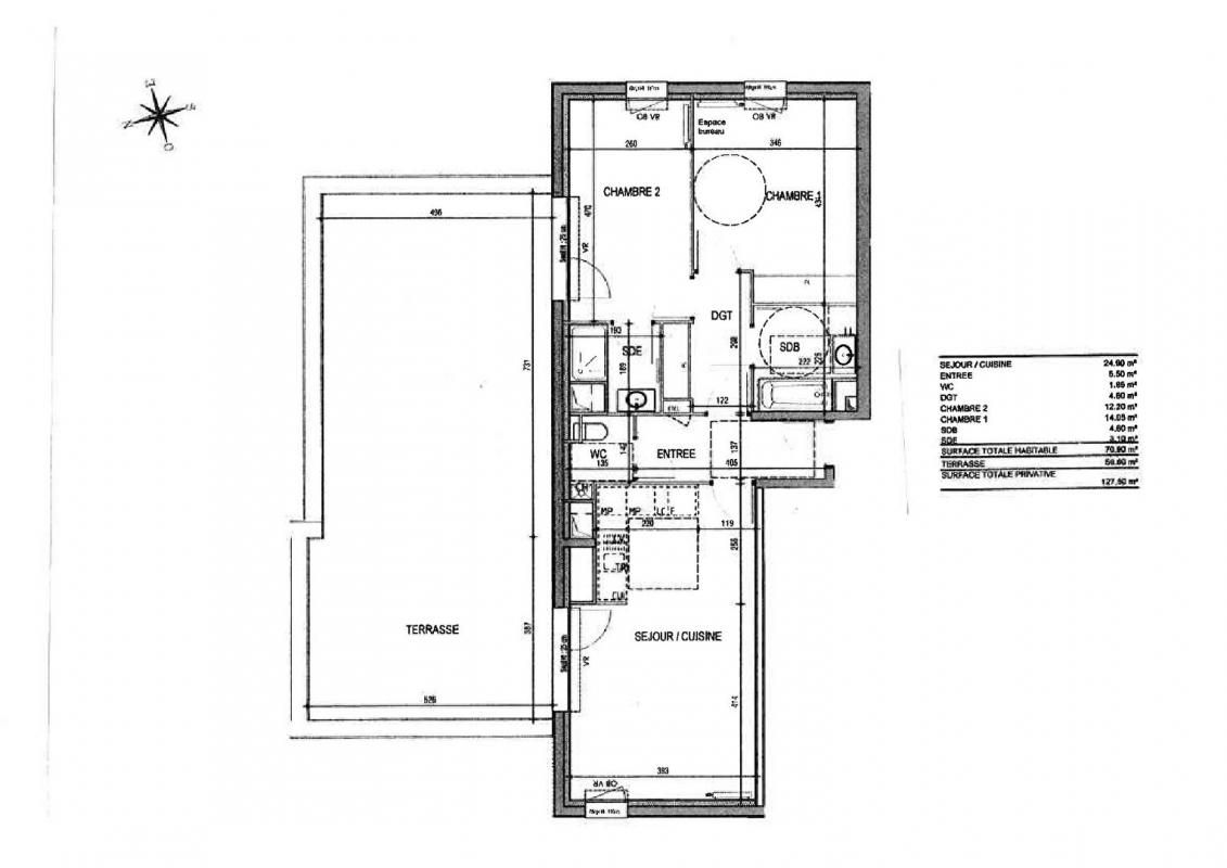 QUESNOY-SUR-DEULE Quesnoy Sur Deûle  T3 avec terrasse 1