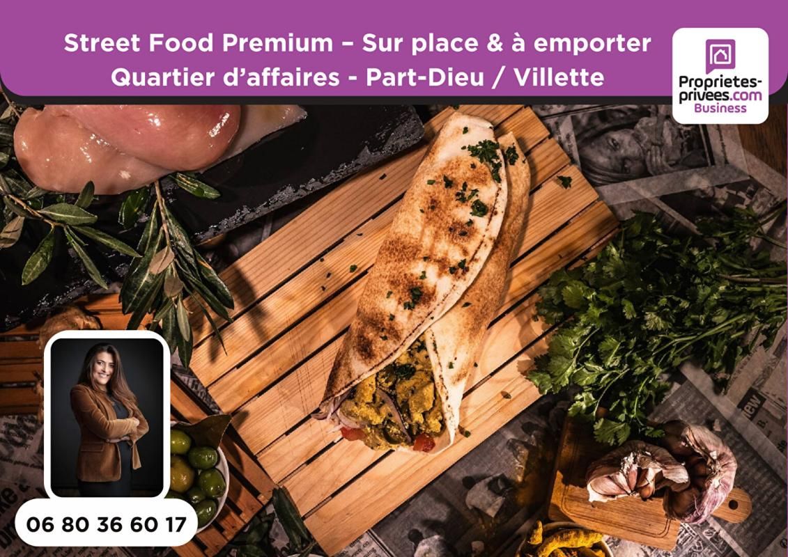 69003 LYON - Restaurant Street Food, Secteur Part-Dieu / Villette, sur place & à emporter