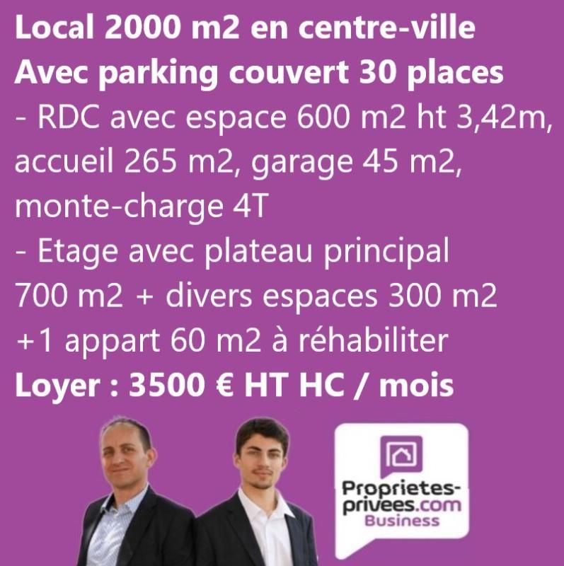 NEVERS CENTRE - LOCATION, LOCAL 2.000 M² AVEC PARKING