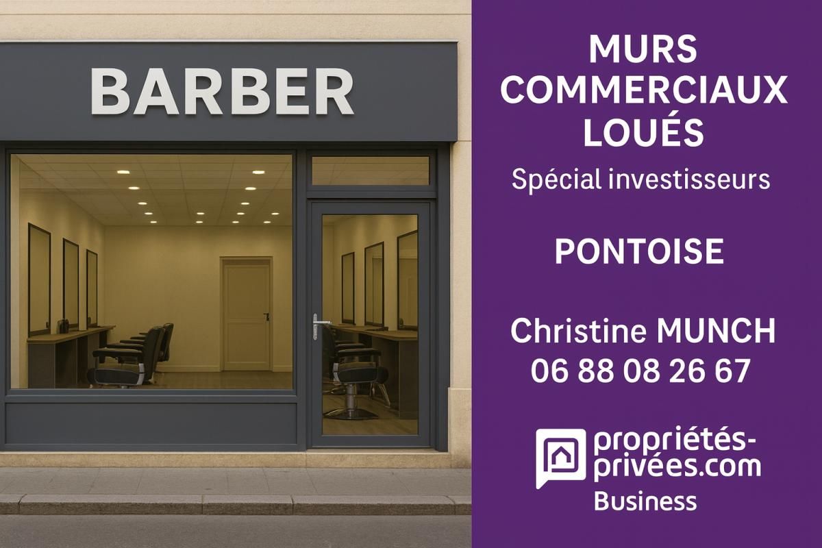 PONTOISE PONTOISE  - MURS COMMERCIAUX LOUES POUR INVESTISSEURS 2