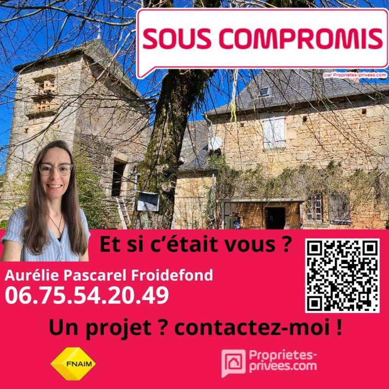 212 000 euros - TURENNE corps de FERME en pierre à rénover avec PIGEONNIER - idéal gite, chambres d'hotes ... 1 Hectare de terrain