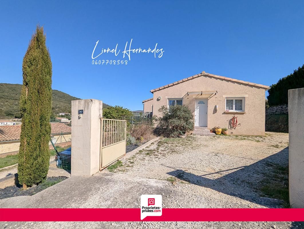 ROUSSON Maison de plain-pied de 86m² - 3 chambres - Garage - Jolie vue - Terrain de 448m² 1