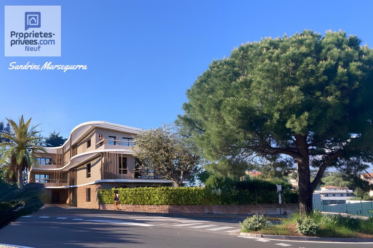 VILLENEUVE-LOUBET Villeneuve Loubet  Résidence intimiste ? Vue mer 4 pièces 2