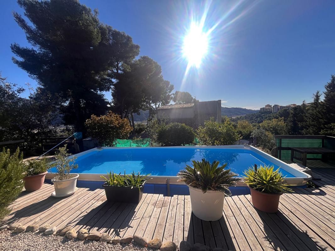 CARROS CARROS - MAISON À VENDRE -  80 m2 habitable + Terrain constructible de + de 2000 m2 4