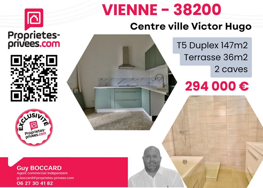 VIENNE Appartement Vienne 5 pièce(s) 144 m2 1