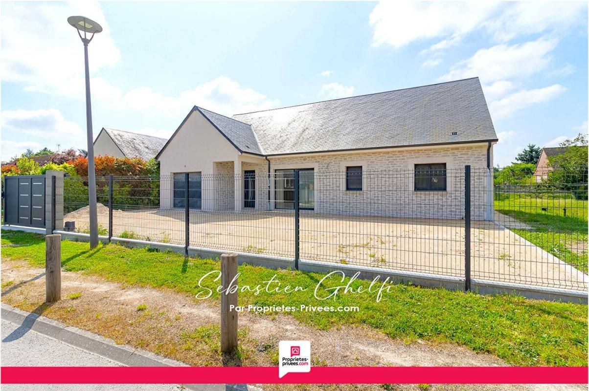 maison de plain-pied avec 3 chambres-cellier-garage-jardin