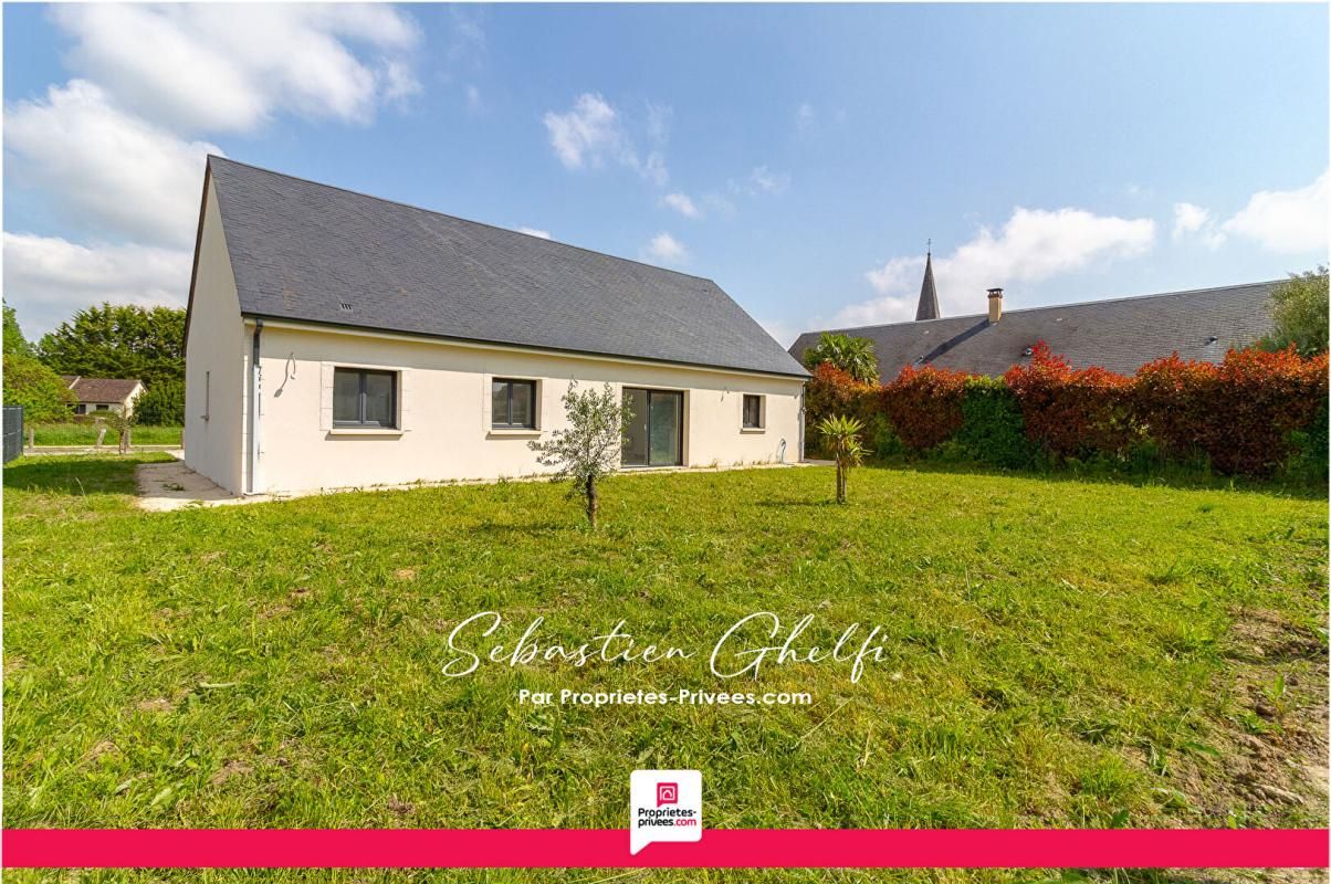 CONTRES maison de plain-pied avec 3 chambres-cellier-garage-jardin 2