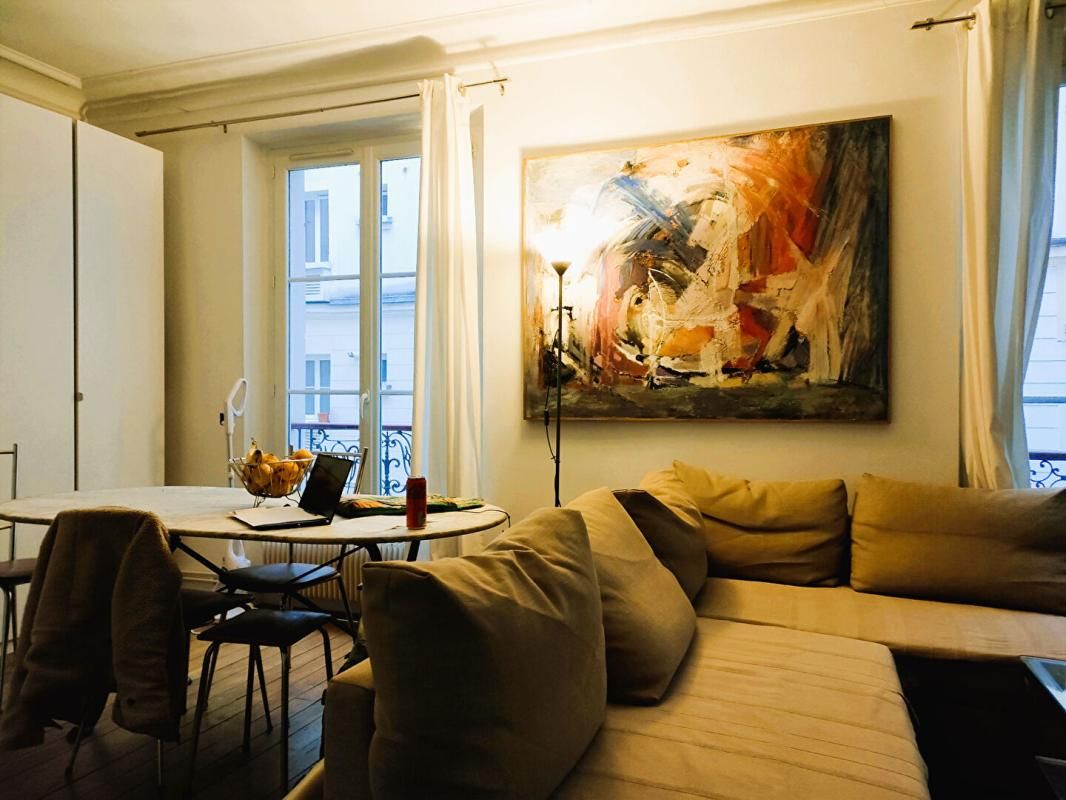 PARIS-19E-ARRONDISSEMENT Appartement 2/3p traversant haussmanien 2