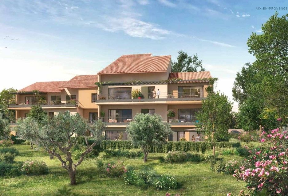 Appart Aix En Provence 4 pièces 98.39 m2 au dernier étage plein sud, grande terrasse