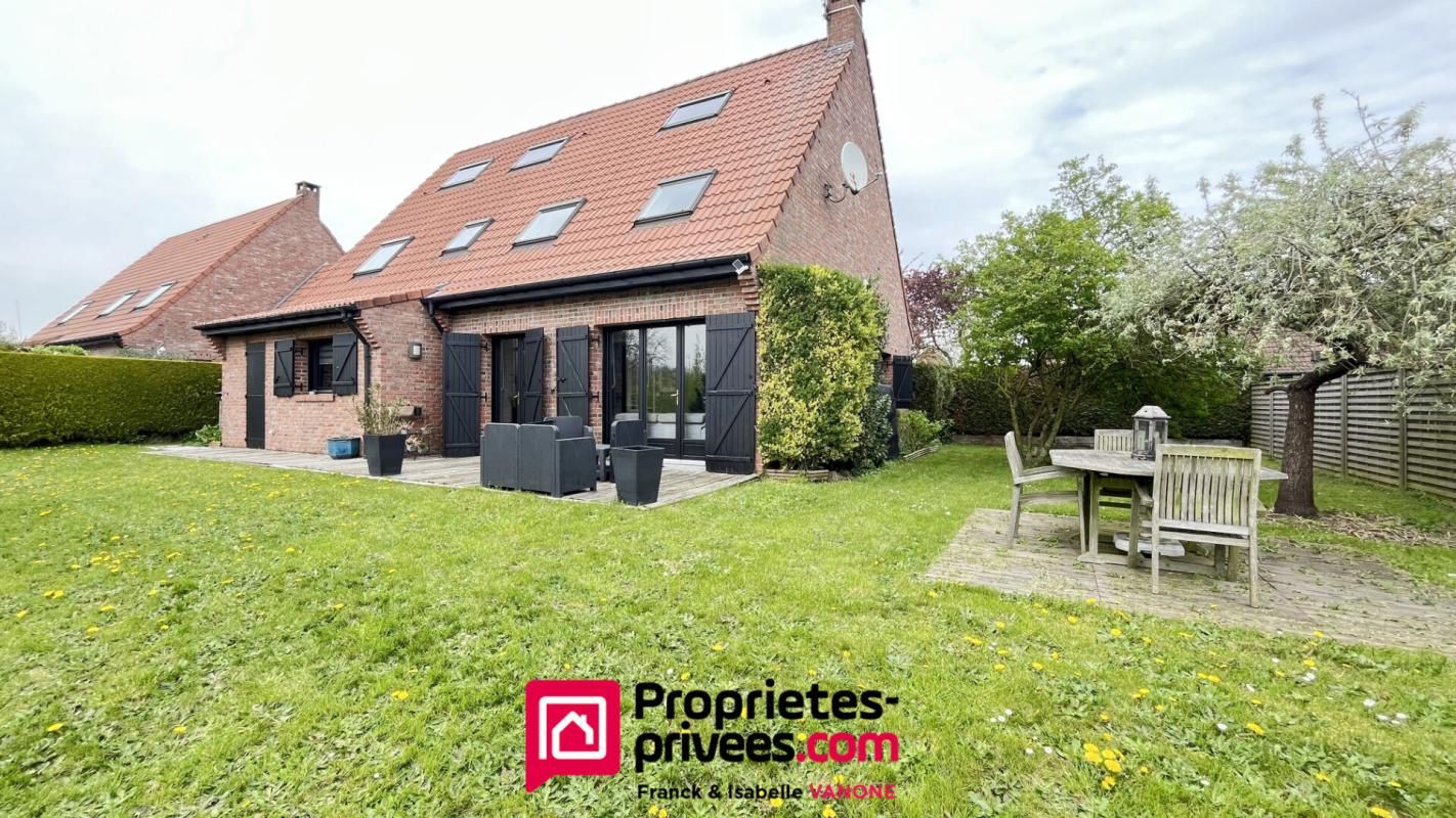 LOMPRET Individuelle lumineuse et familiale - 145 m² (190m² utiles) - 5 chambres - jardin SO - double garage - LOMPRET 4