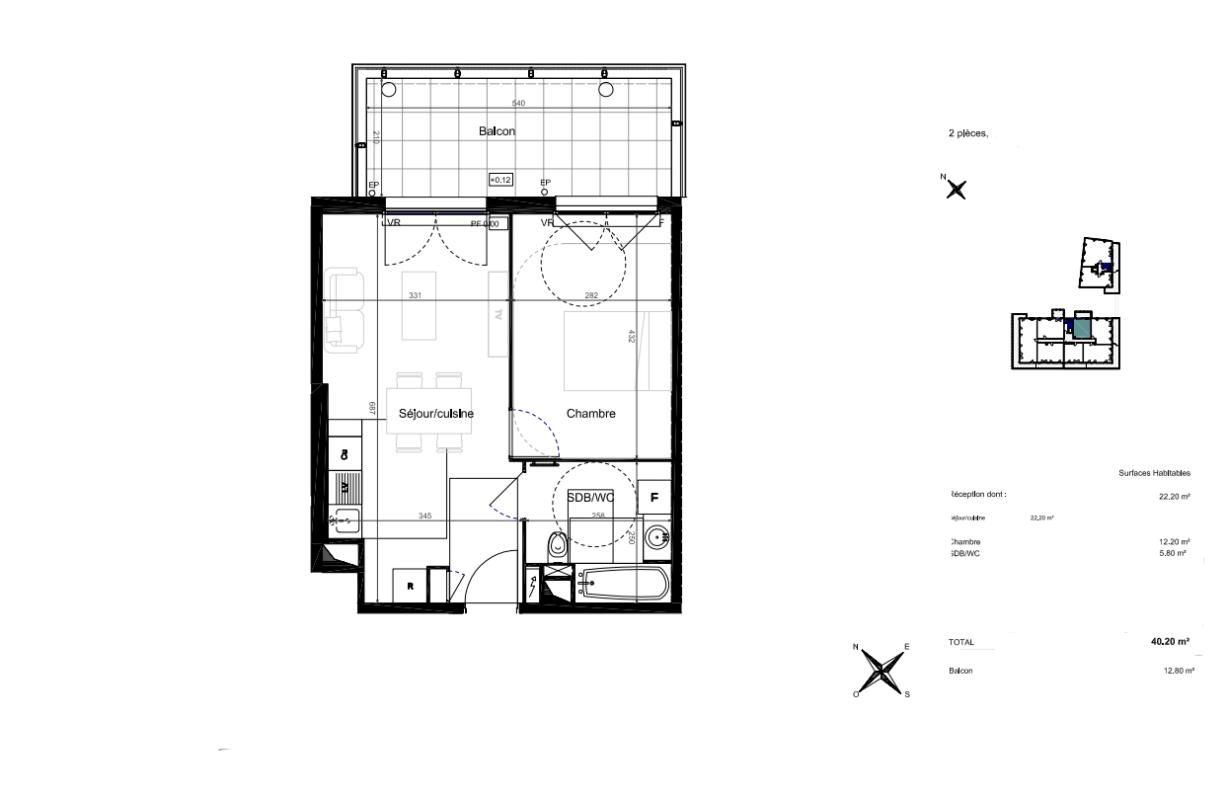 SETE T2 lumineux de plus de 40 m² avec terrasse offrant une vue dégagée sur le bassin de Thau 3