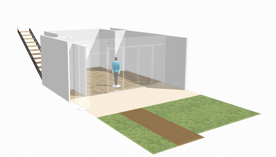 SAINTE-GENEVIEVE-DES-BOIS Appartement 3 pièces avec jardin, et parking 2