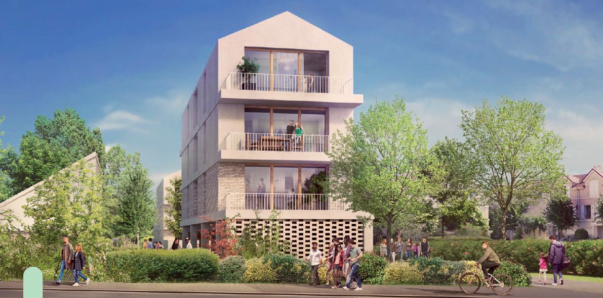 SAINTE-GENEVIEVE-DES-BOIS Appartement 3 pièces avec jardin, et parking 3