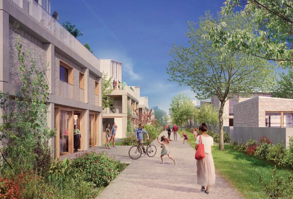 SAINTE-GENEVIEVE-DES-BOIS Appartement 3 pièces avec jardin, et parking 4