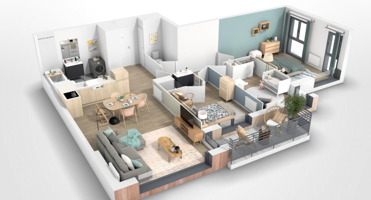 ETAPLES Appartement 3 pièce(s) Etaples 1