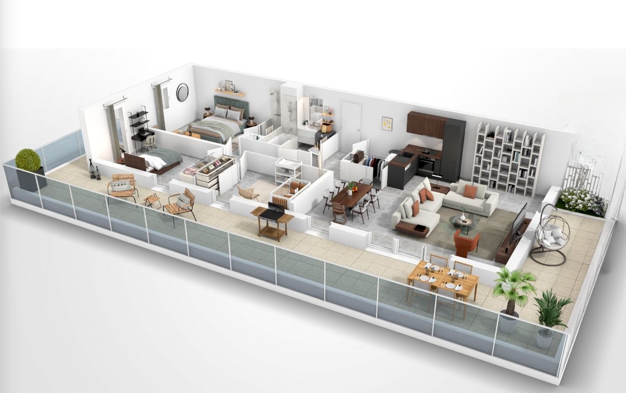 SETE T4 lumineux de 89 m², terrasse de 63 m², avec vue panoramique sur le bassin de Thau 2