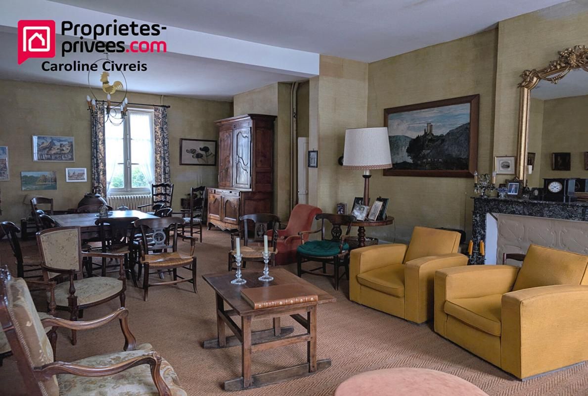 THENEUILLE Propriété : maison de maitre avec ferme attenante + 5 hectares de prés 4