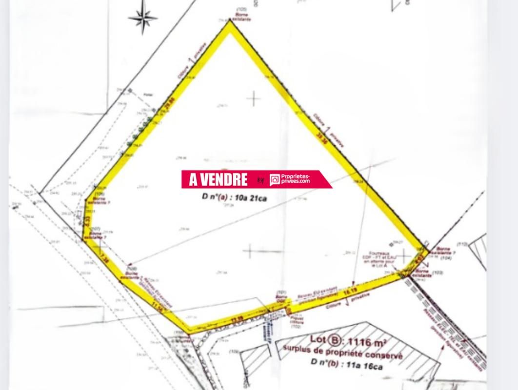 ENTRECHAUX Terrain à vendre - Entrechaux - 1021 m2 3