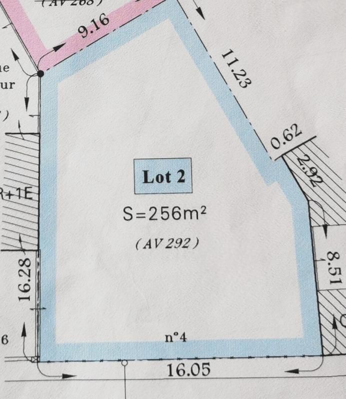 VILLEJUIF Terrain Villejuif 256 m2 Proche Métro 3