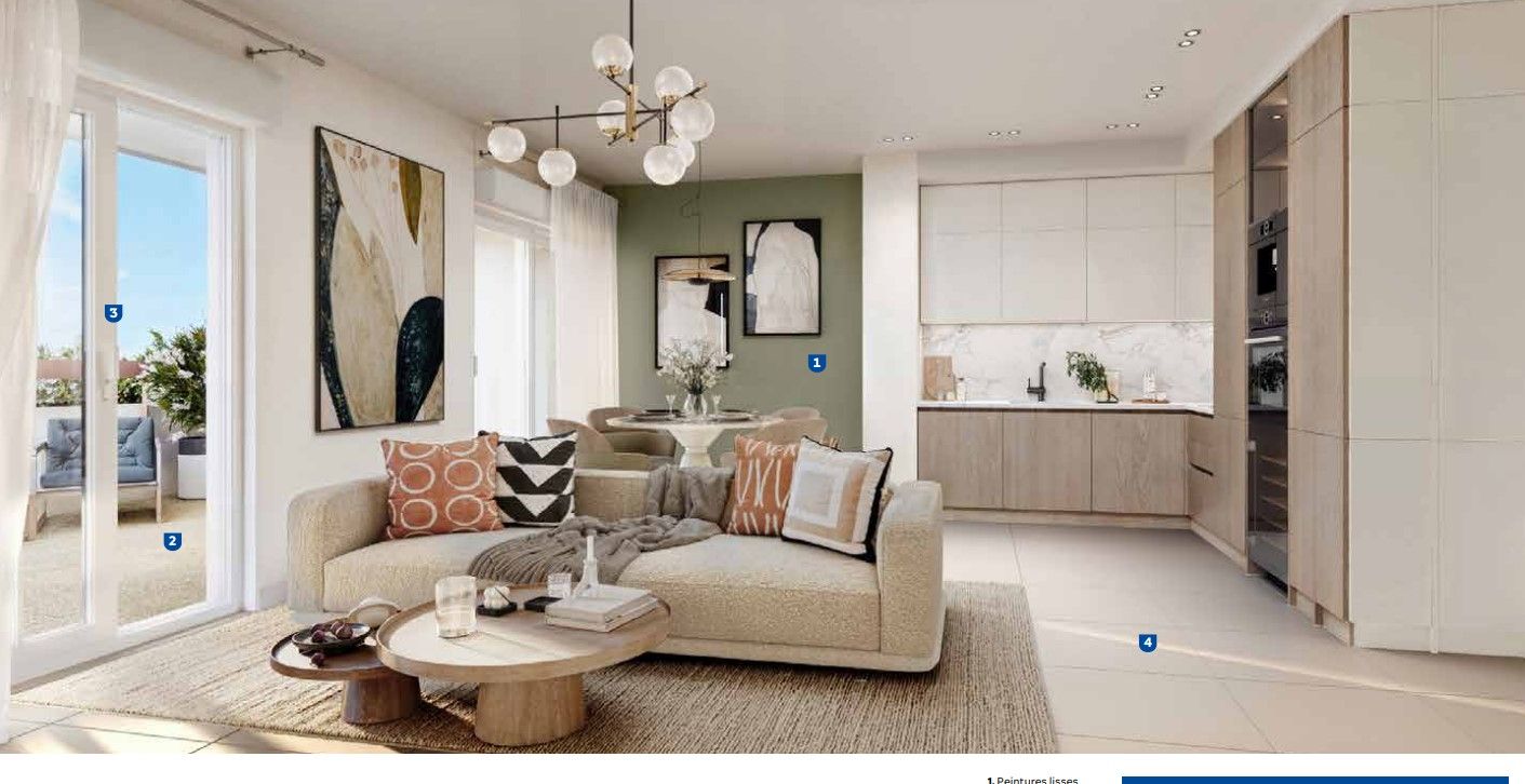 MARSEILLE-12E-ARRONDISSEMENT Bois Luzy T3 de 60,65 m2 ,Terrasse de 11,46 m2 , 2 BOX fermés 2