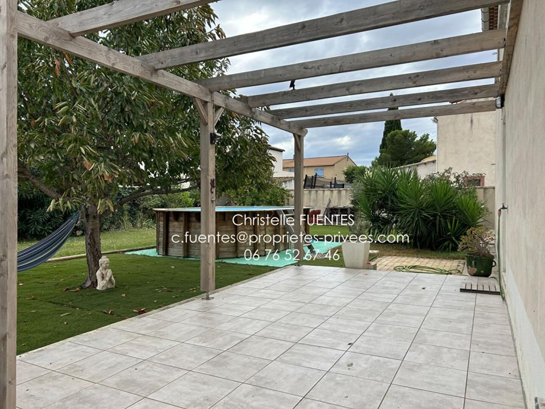 HERAULT - LOUPIAN (34140) - MAISON  140M2 + GARAGE 50M2 ET JARDIN