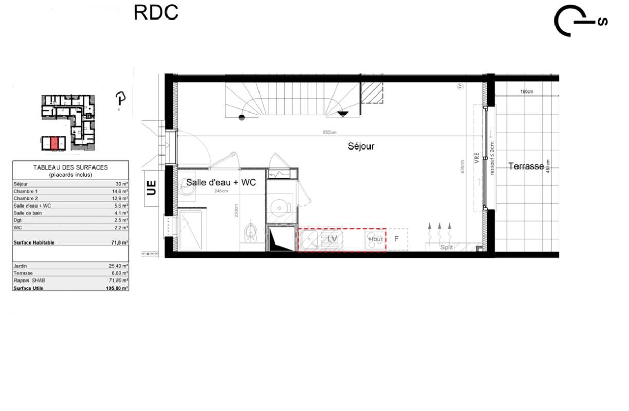 SAUVIAN Maison 72 m², Jardin plein Sud, 2 chambres, Stationnement privatif 4