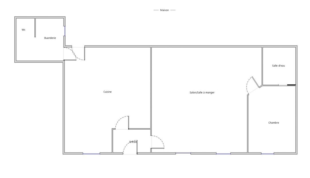 TIERCE Maison  de plain-pied  d'environ 75m²  habitable 2