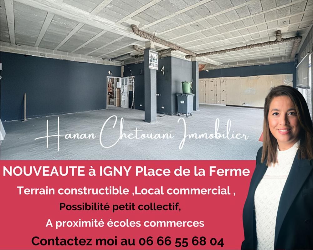Terrain constructible , Local commercial , Appartement F4 , Ensemble immobilier polyvalent