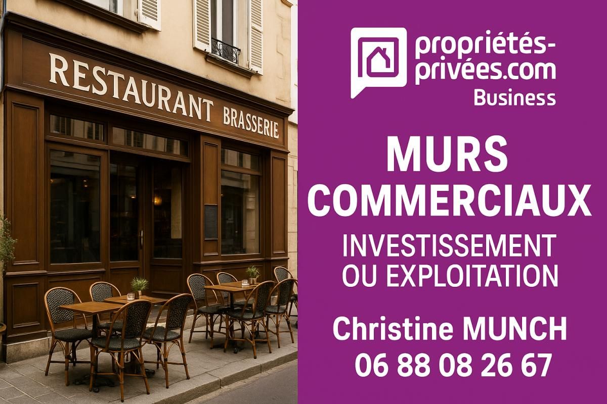 MURS COMMERCIAUX - PONTOISE  - RESTAURATION - 250M2