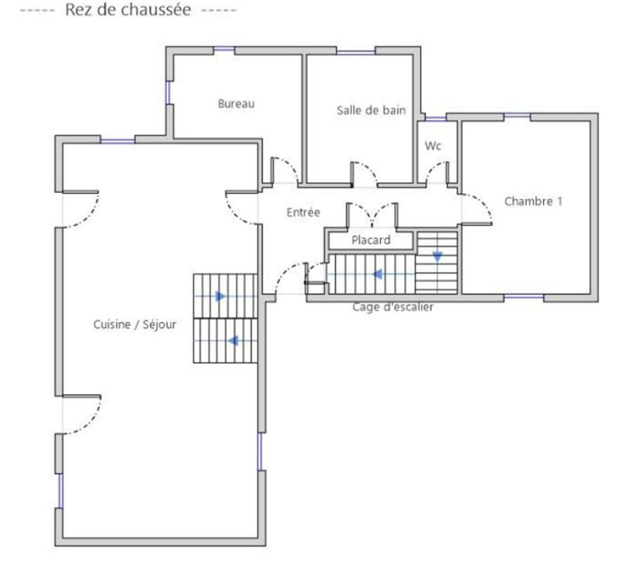 SAINT-THOIS 29520 Saint Thois maison 4 chambres salon séjour grand garage 4