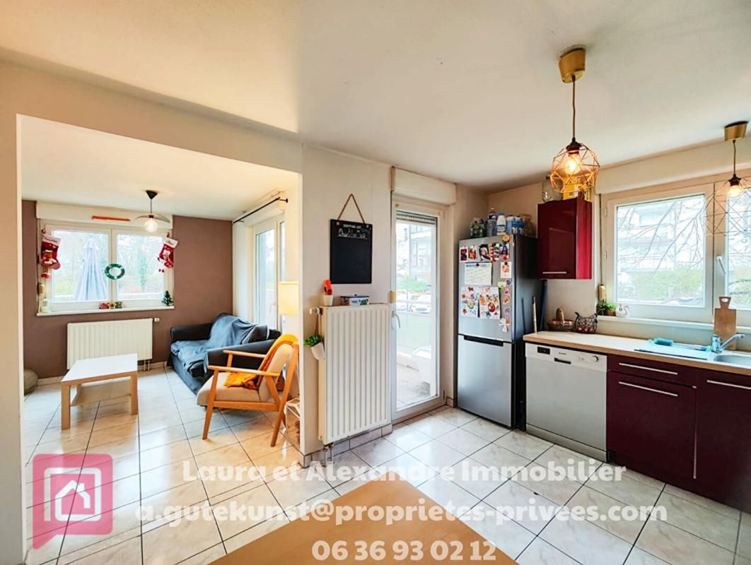 Vente appartement rez-de-chaussée 4 pièces 77 m2 + terrasse 44 m² + garage