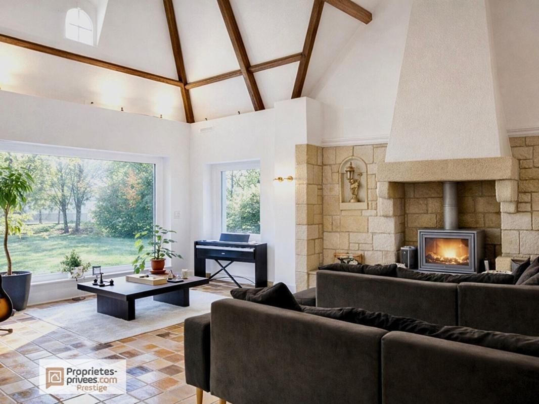 GUENGAT EXCLUSIVITÉ ! Domaine avec propriété en pierres et étang / point d'eau | Proche Quimper 2