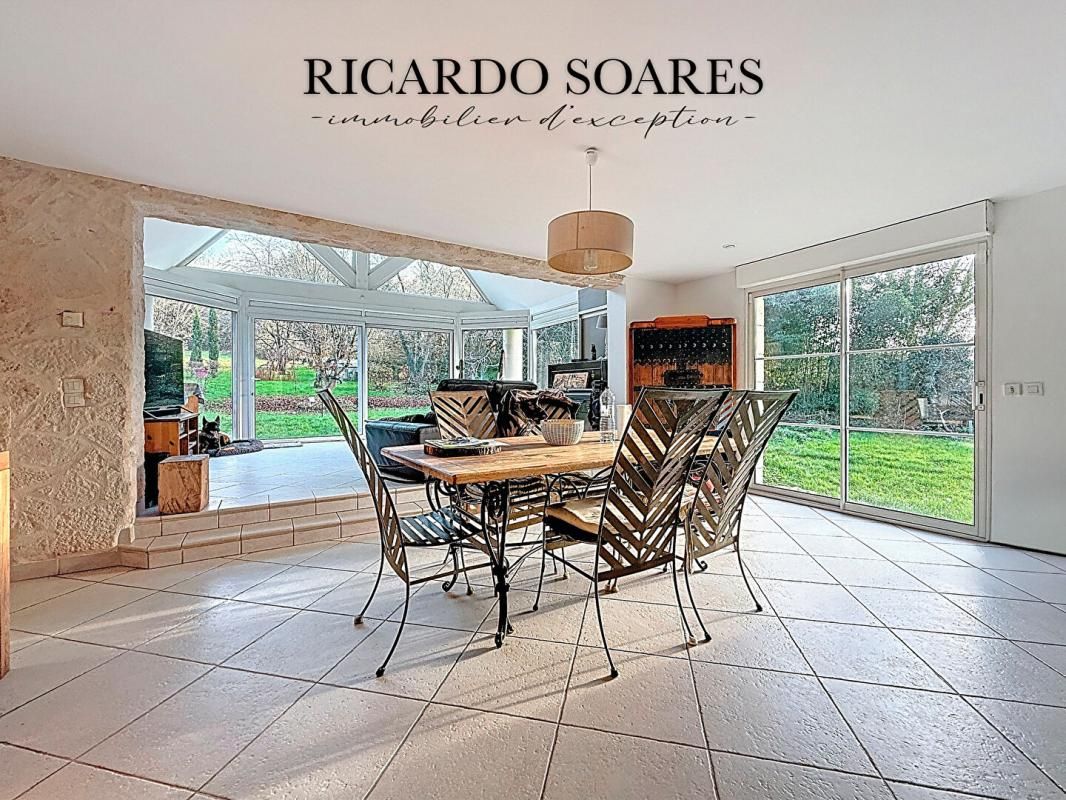 CINQUEUX 60940 ANGICOURT - MAISON D'ARCHITECTE 180 m² / GRAND SÉJOUR / 5 CHAMBRES / SOUS-SOL TOTAL / TERRAIN ARBORÉ 15 000 m² 4