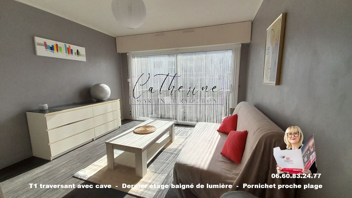 Appartement Pornichet 1 pièce(s) 25.57 m2 - Balcon - Terrasse et cave