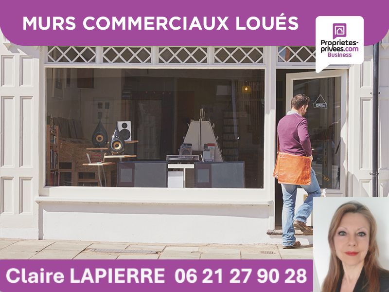 MURS COMMERCIAUX LOUES, COMMERCE ET LOGEMENT indépendant sur cour + garage