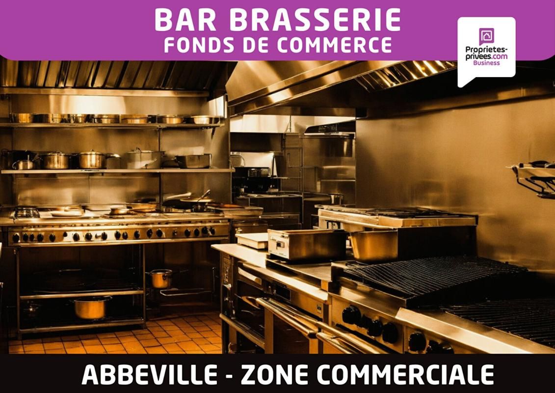 ABBEVILLE ABBEVILLE, zone commerciale - Bar Brasserie 100 couverts, terrasse 60 places - 2