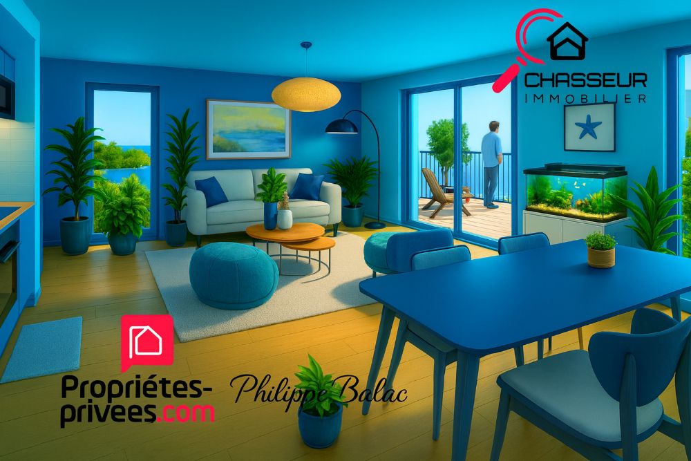 Crozon 29160 Appartement tout confort 38 m² 1 chambres aucun travaux à prévoir dernier étage