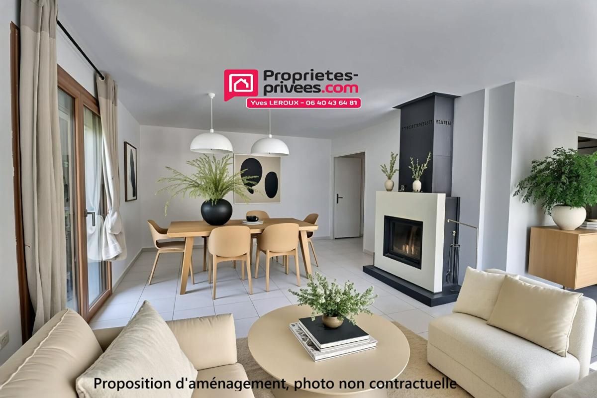 ALLONZIER-LA-CAILLE Maison individuelle  5 pièces ,104 m² sur terrain 1100 m² piscinable 3