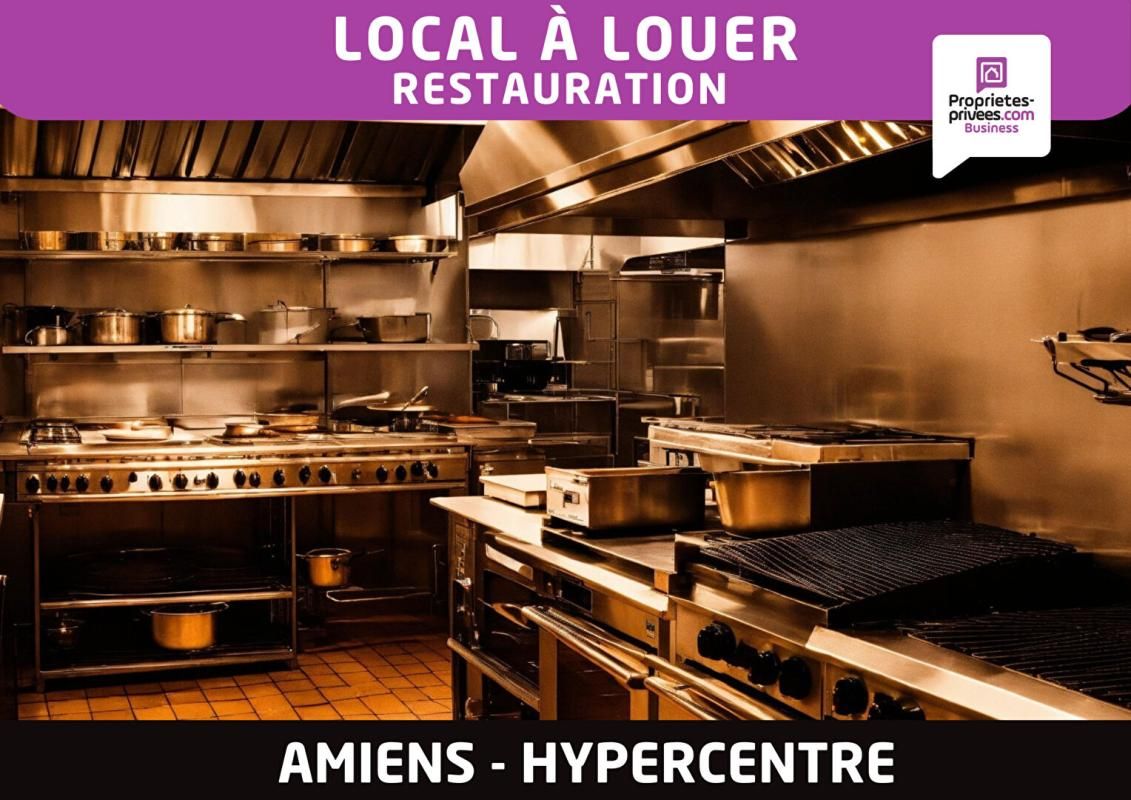 AMIENS AMIENS Hypercentre - Local restauration à louer, 80 places - 150 m2 - 3 Cailloux 2