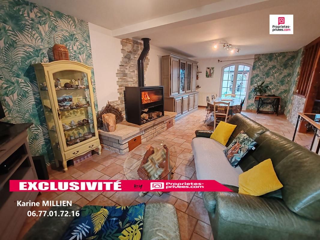 MENILLES MENILLES 27120 Maison individuelle - 1 étage - 4 chambres - Studio - Dépendances - Terrain - 418 000  HAI 4