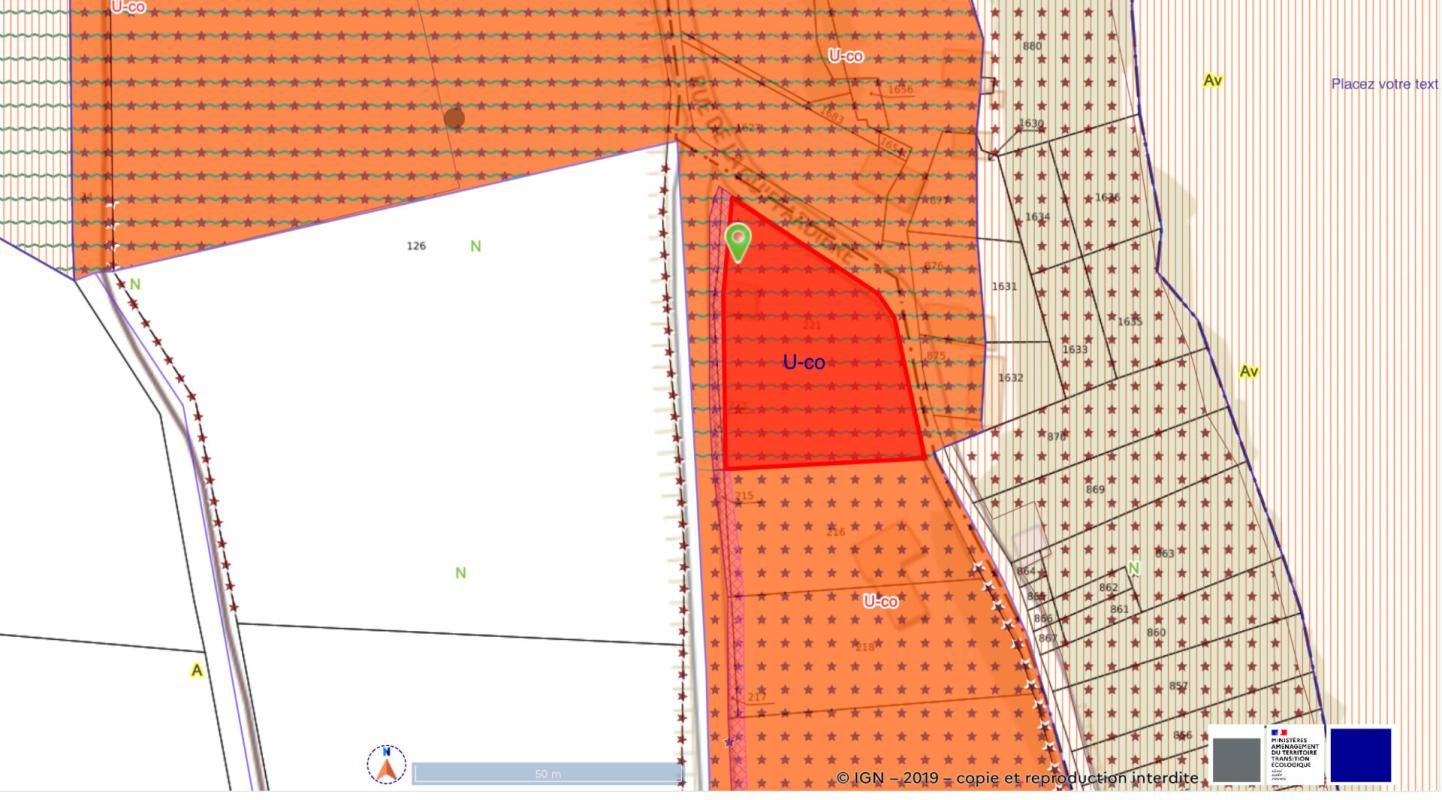 CHINON Terrain à bâtir Proche Chinon 1438 m2 , Cave et hangar 3