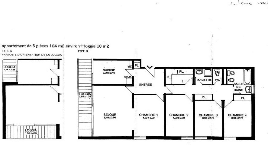 TORCY Appartement Torcy 5 pièce(s) 104 m2 4