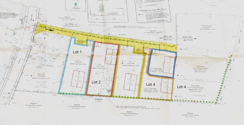 LES LOGES Terrain à bâtir viabilisé  810 m² Les Loges 4
