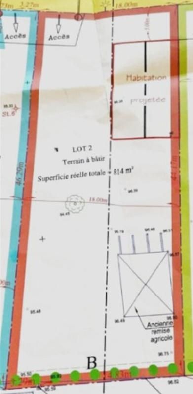 LES LOGES Terrain  814 m2, terrain viabilisé, Les Loges 3