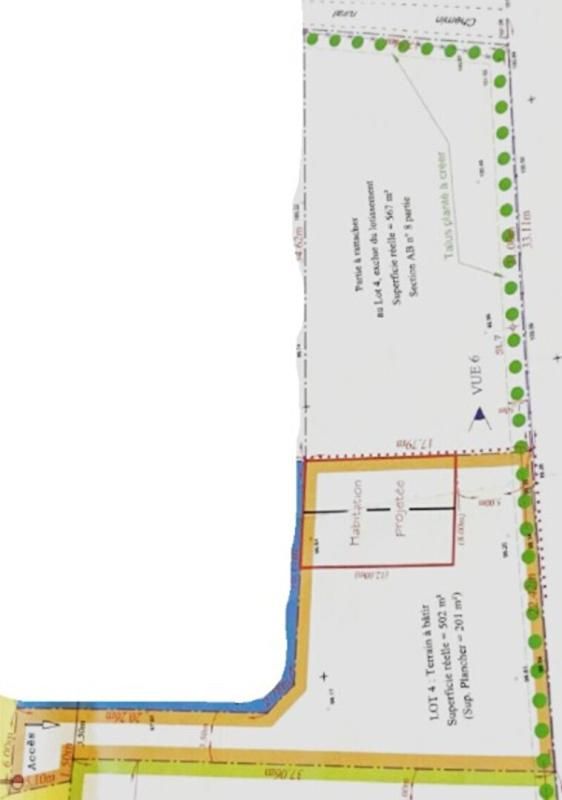 LES LOGES Terrain  1062 m2 3