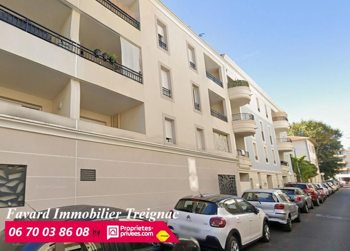 TREIGNAC T1  - 28 m² avec balcon et  parking 2