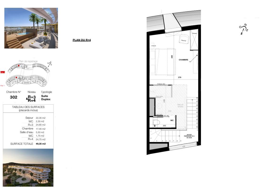 LE CAP D'AGDE Le haut de gamme s'invite dans ce Duplex de plus de 49 m² exposé Sud au sein du village naturiste du Cap d'Agde 3