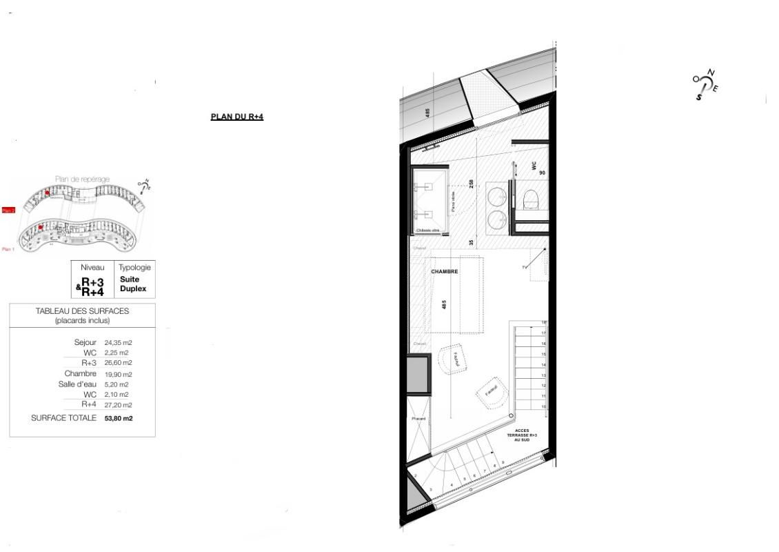 LE CAP D'AGDE Le haut de gamme s'invite dans ce Duplex de près de 54 m² exposé Sud au sein du village naturiste du Cap d'Agde 3