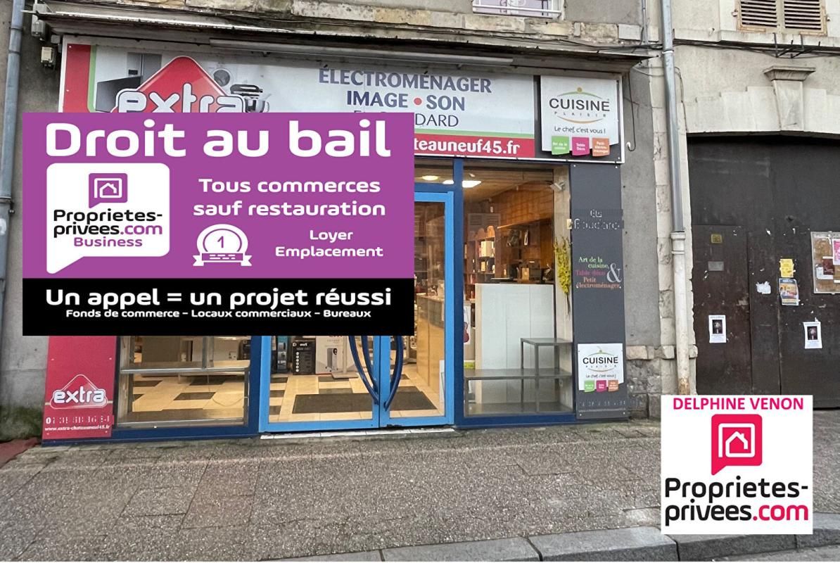 CHATEAUNEUF SUR LOIRE - CESSION DE BAIL, LOCAL COMMERCIAL