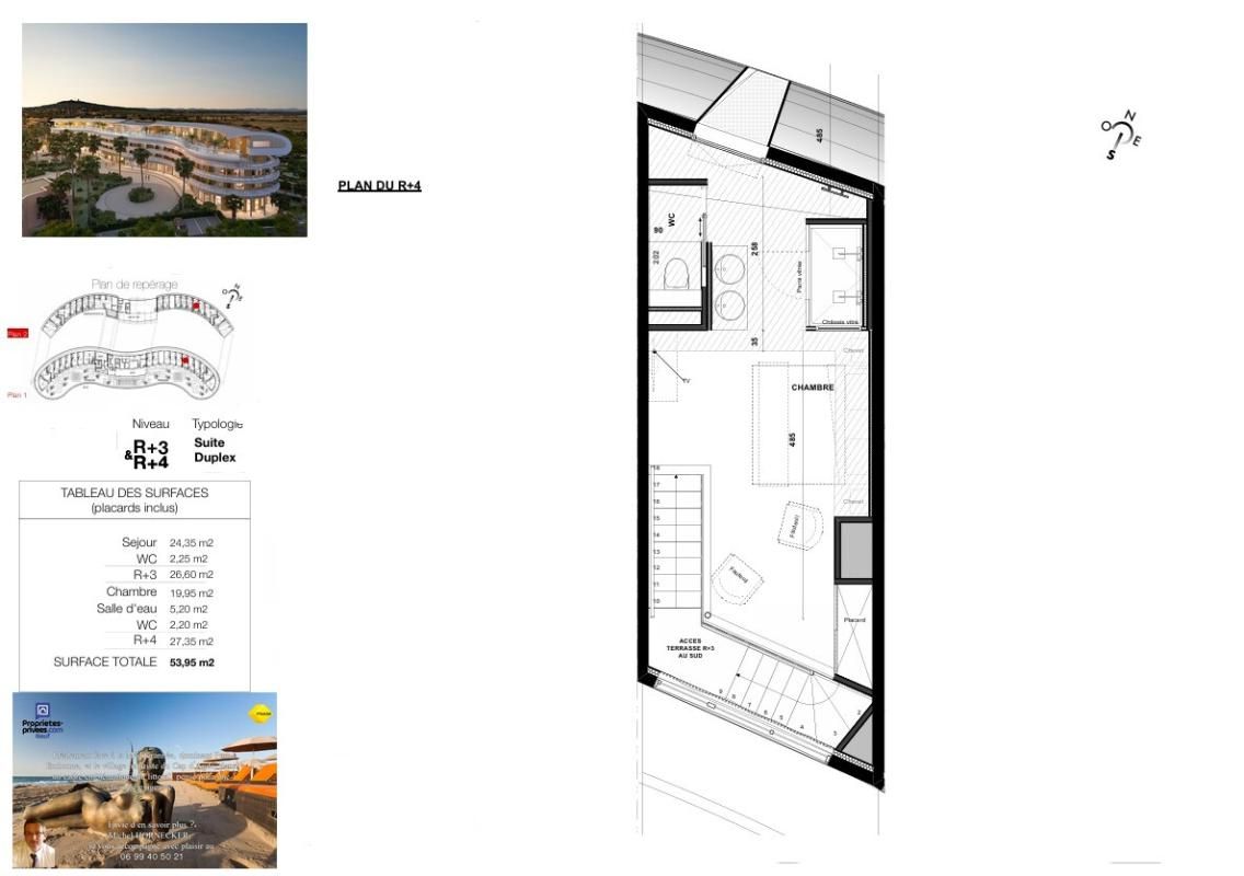 LE CAP D'AGDE Le haut de gamme s'invite dans ce Duplex de près de 54 m² au sein du village naturiste du Cap d'Agde 3